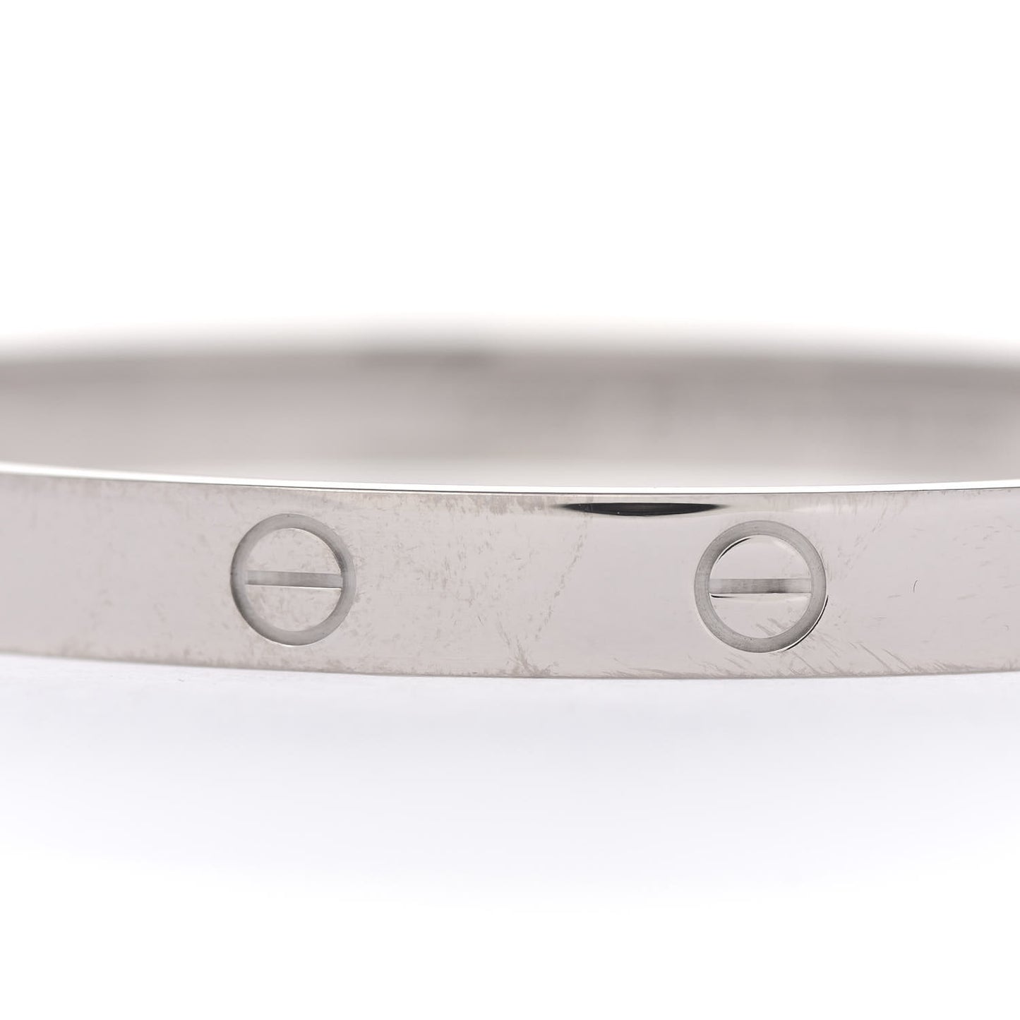 18K White Gold LOVE Bracelet 18