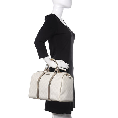 Gucci GG Plus Monogram Medium Joy Boston Metallic 2 of 11