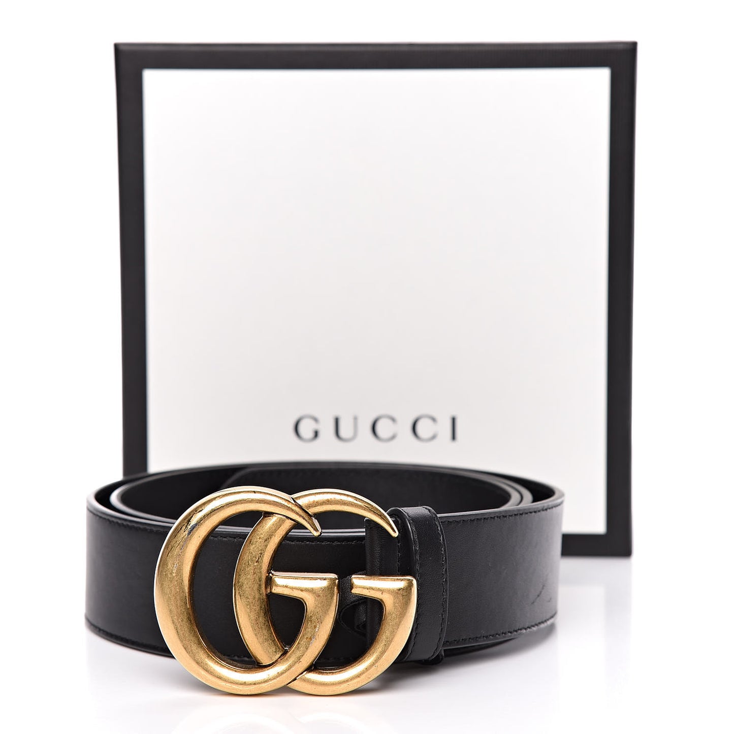 Calfskin Double G 40mm Belt 100 40 Black