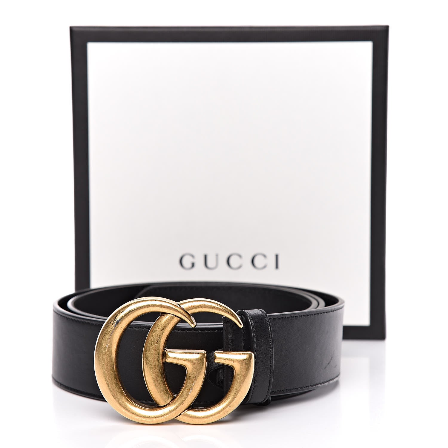 Gucci Calfskin Double G 40mm Belt 100 40 Black 9 of 9