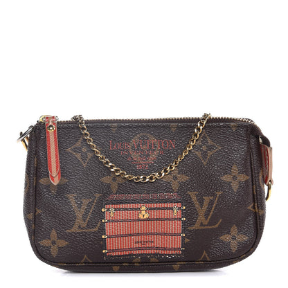 Louis Vuitton Monogram Trunks and Locks Mini Pochette Accessories 1 of 8