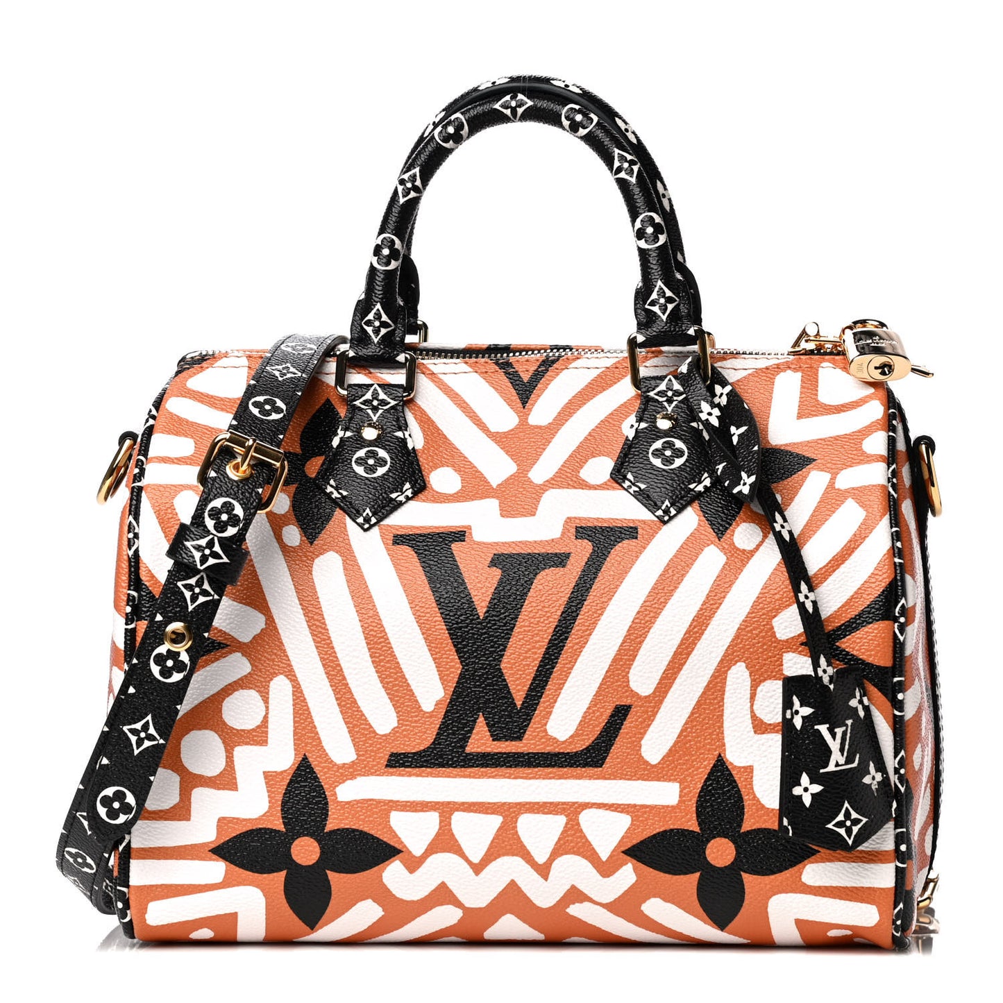 Monogram Giant Crafty Speedy Bandouliere 25 Creme Caramel