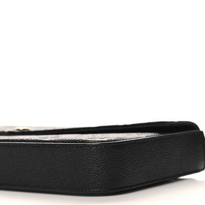 Louis Vuitton Empreinte Pochette Felicie Chain Wallet Black 10 of 12