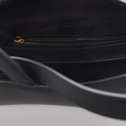 Christian Dior Calfskin Saddle Bag Black 5 of 8