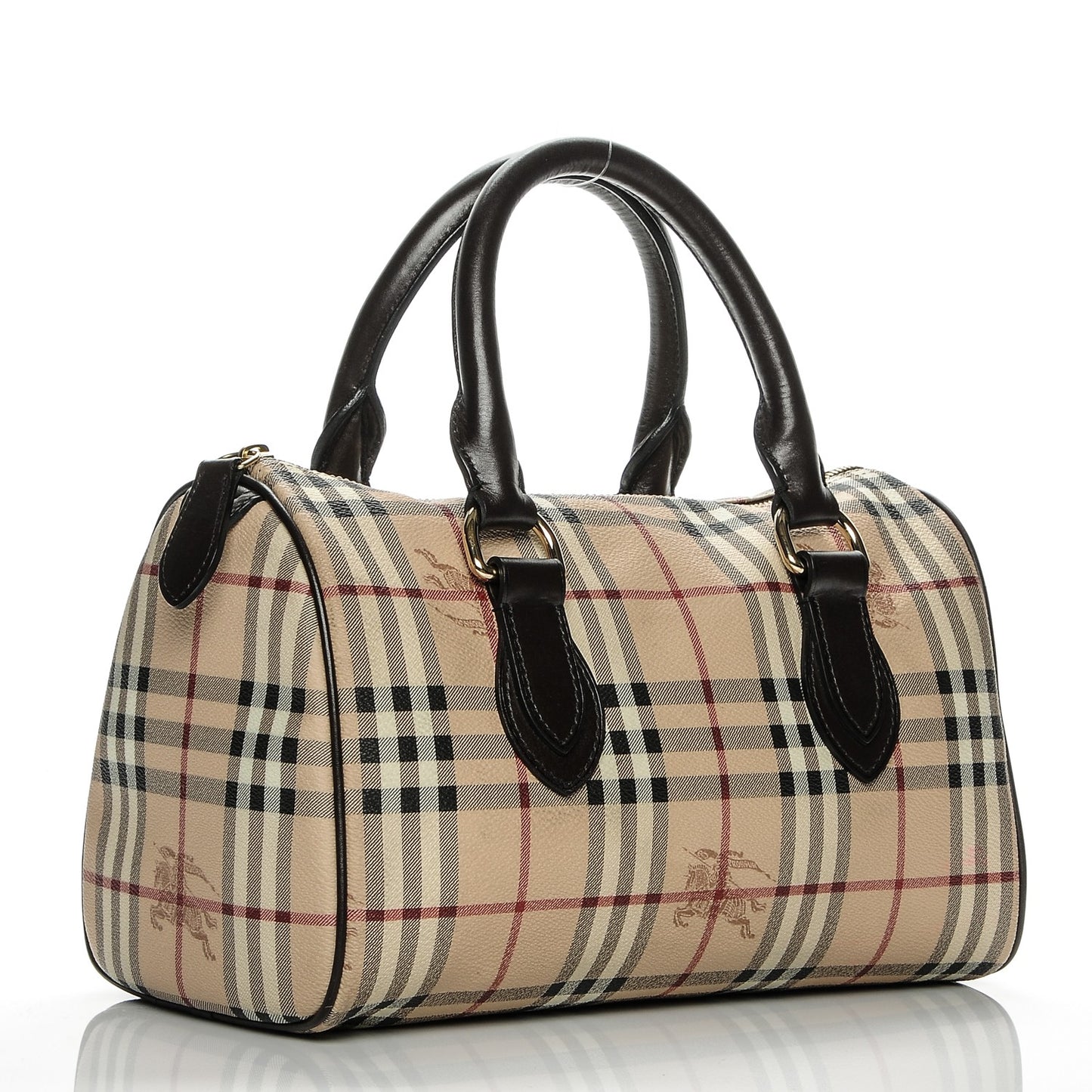 Haymarket Check Small Chester Bowling Bag Chocolate