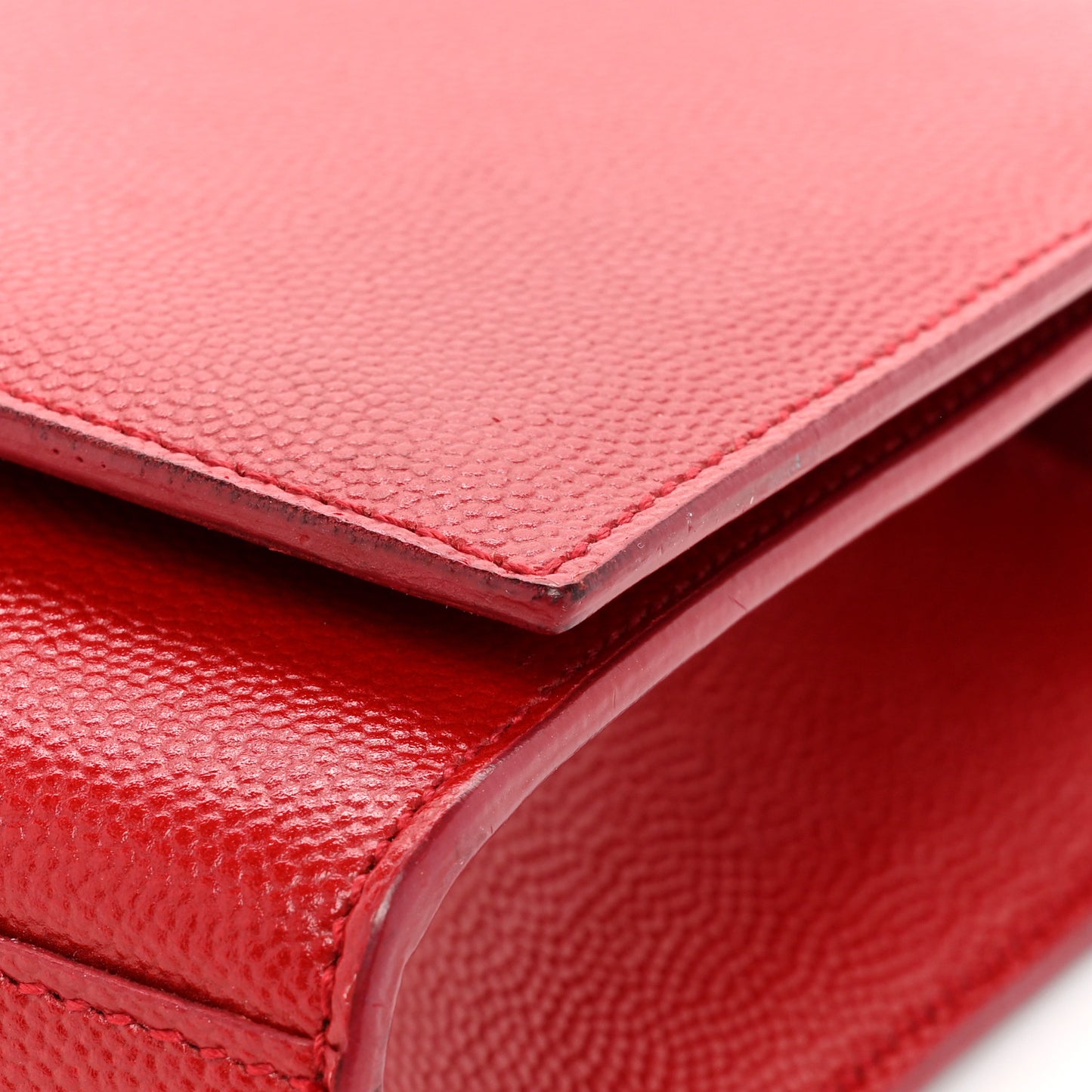 Calfskin Monogram Cassandre Clutch Rouge Orient