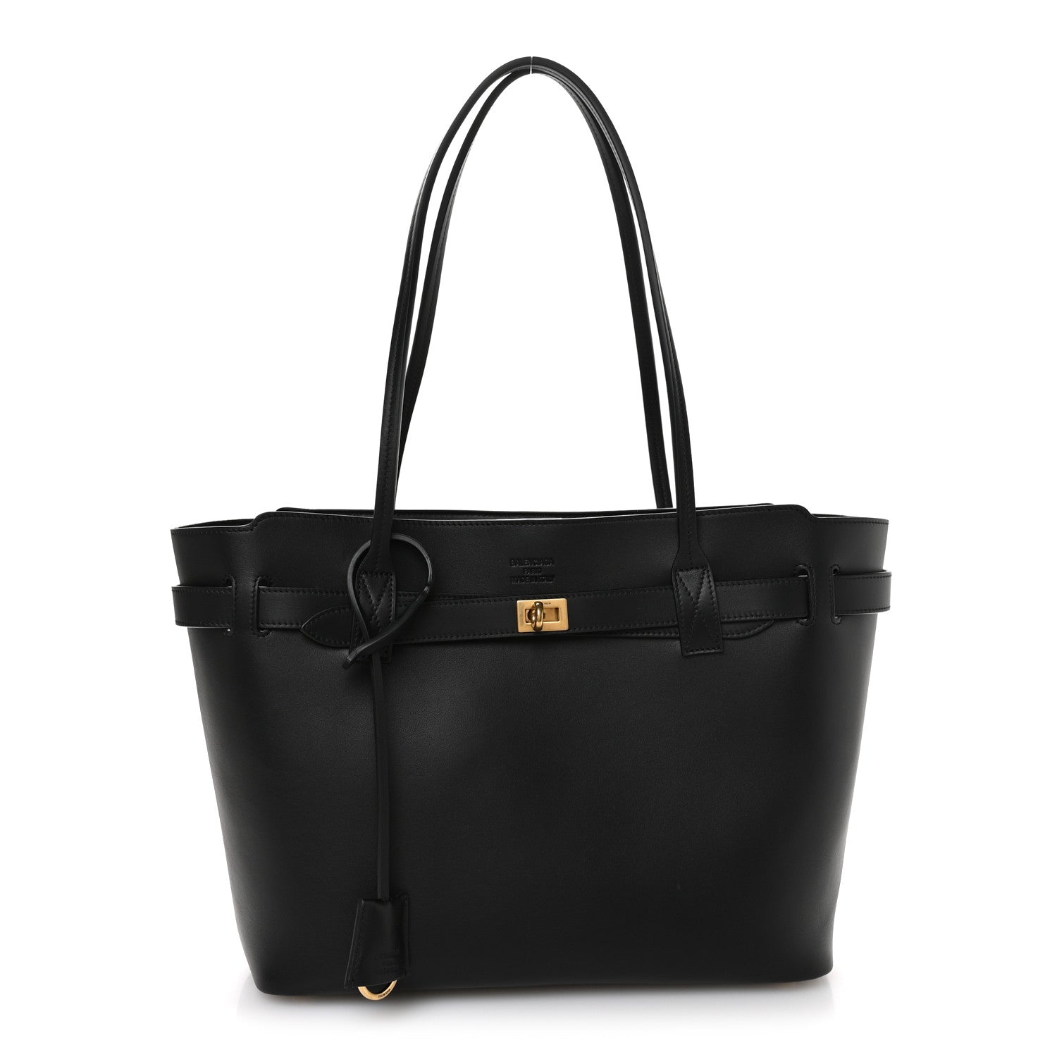 Balenciaga Smooth Calfskin Medium Bel Tote Bag Black 1 of 9