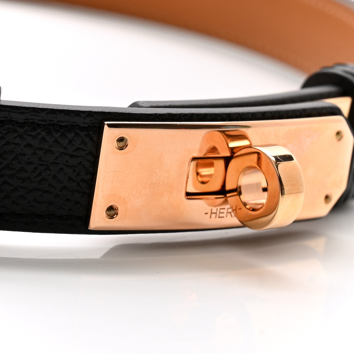 Hermes Epsom Kelly Belt Black 5 of 6
