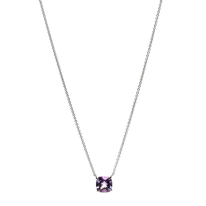 Tiffany Sterling Silver Amethyst Sparklers Pendant Necklace 1 of 5