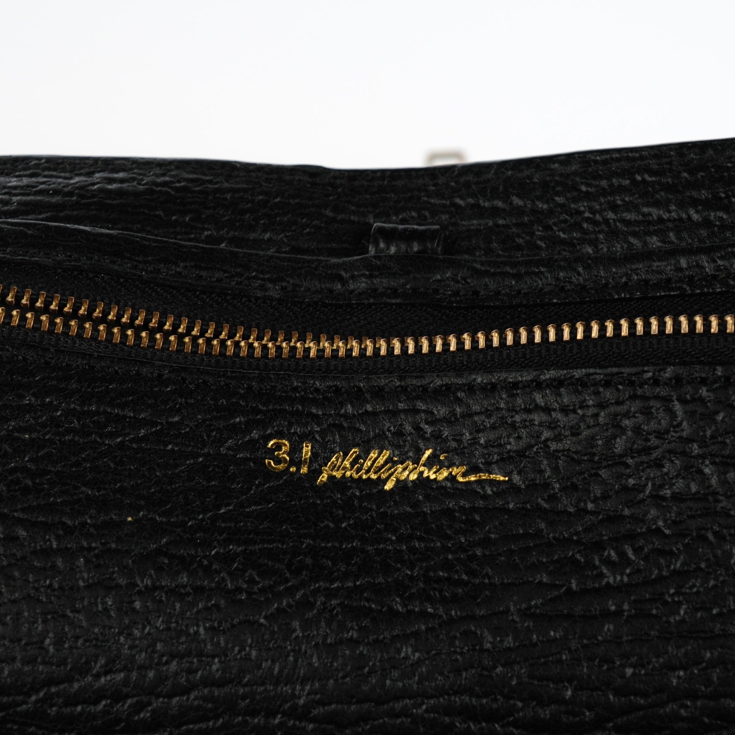 3.1 Phillip Lim 3.1 Textured Calfskin Large Pashli Satchel Black 6 of 8