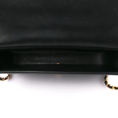 Chanel Calfskin Quilted Nailed CC Flap Bag Black 5 of 13