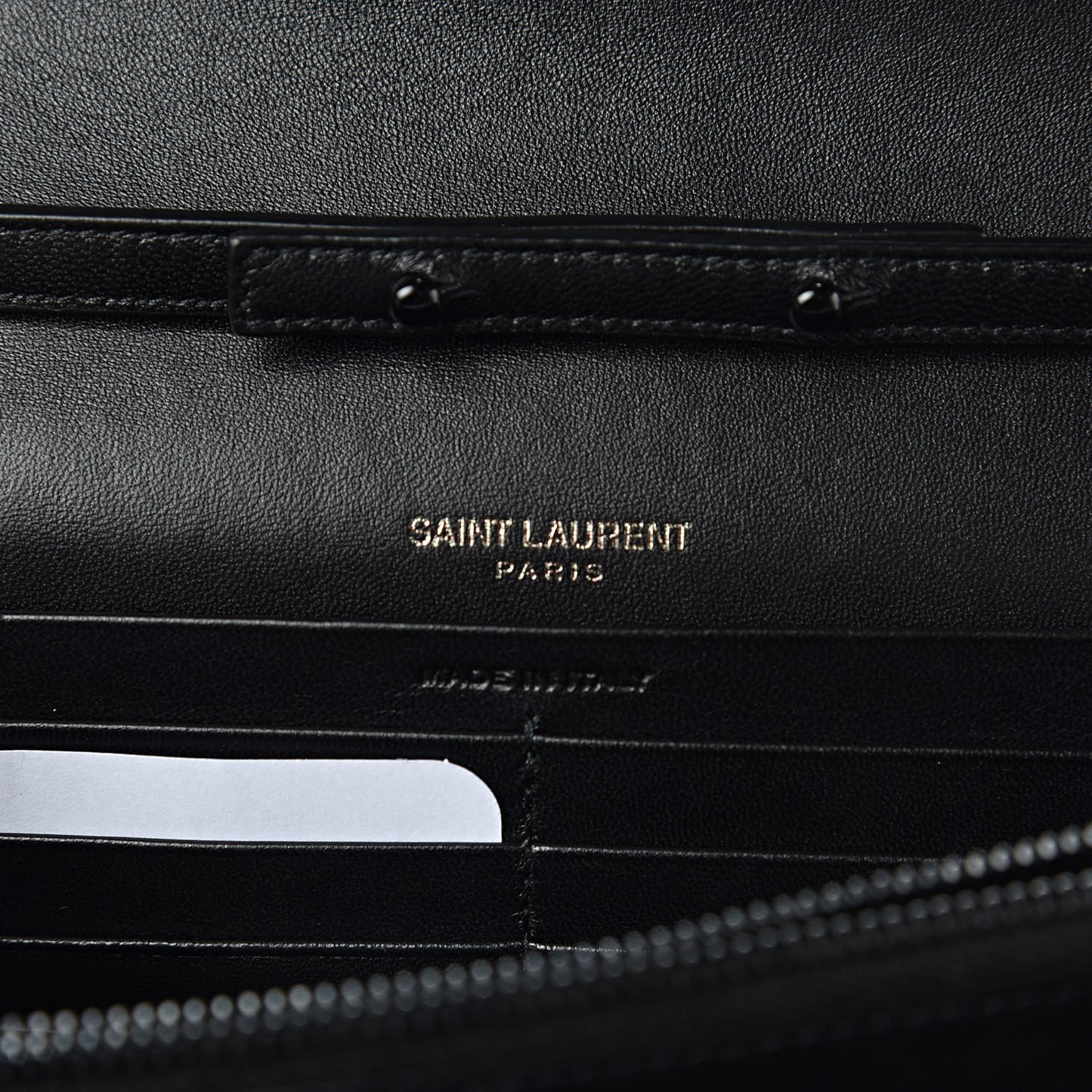 Paillette Suede Monogram Kate Chain Wallet Pink Black