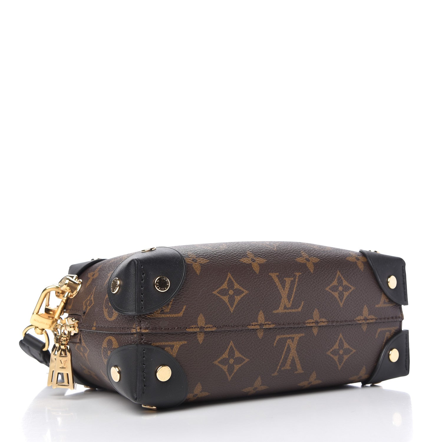 Louis Vuitton Monogram Petite Malle Souple Black 4 of 9