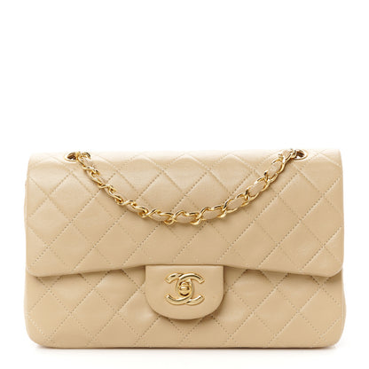 Chanel Lambskin Quilted Small Double Flap Beige 1 of 12