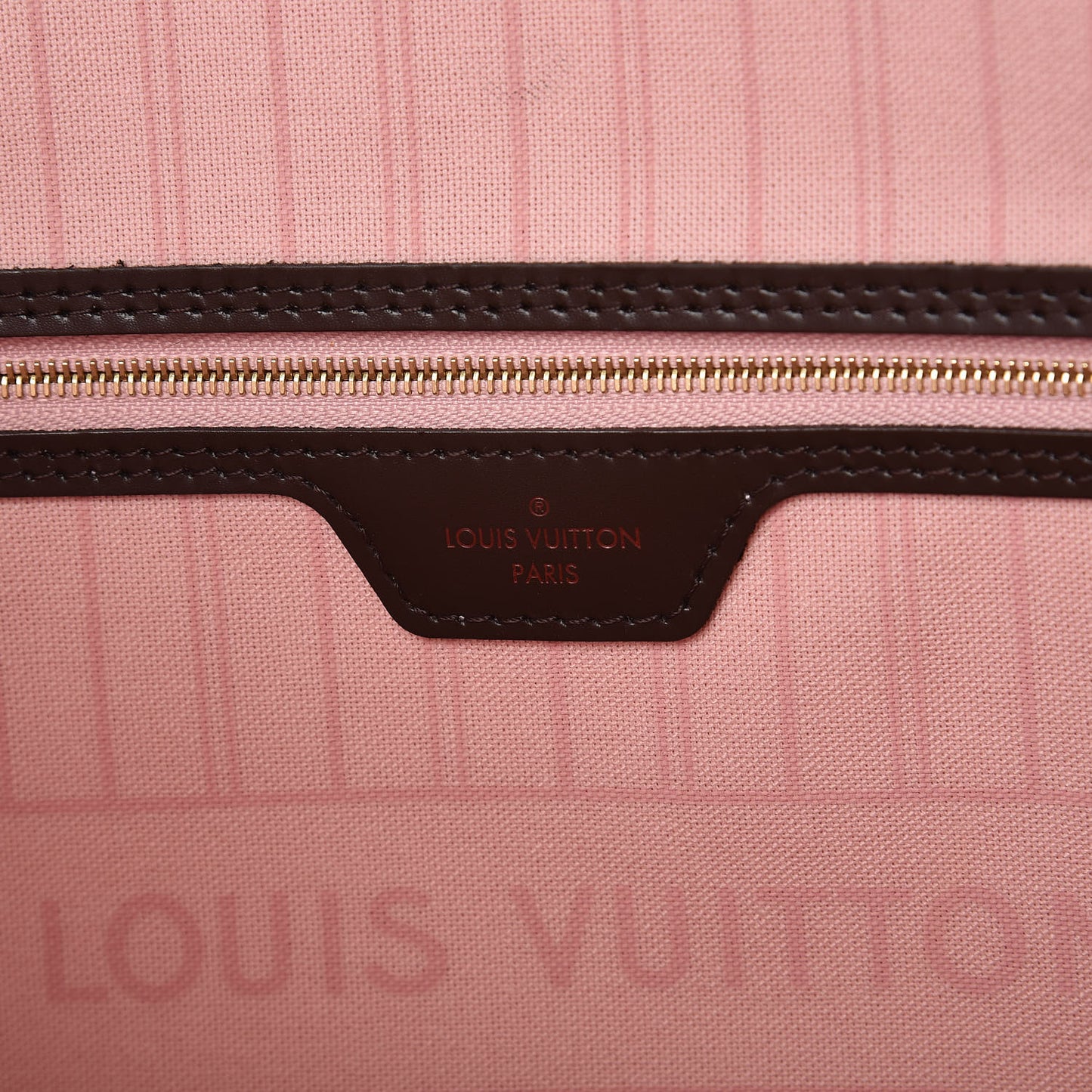 Damier Ebene Neo Neverfull MM Rose Ballerine