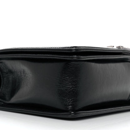 Chanel Glazed Calfskin Quilted New Medium Boy Flap Black 7 of 9
