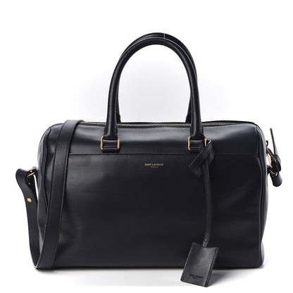 Saint Laurent Calfskin Classic Duffle 6 Navy 1 of 9