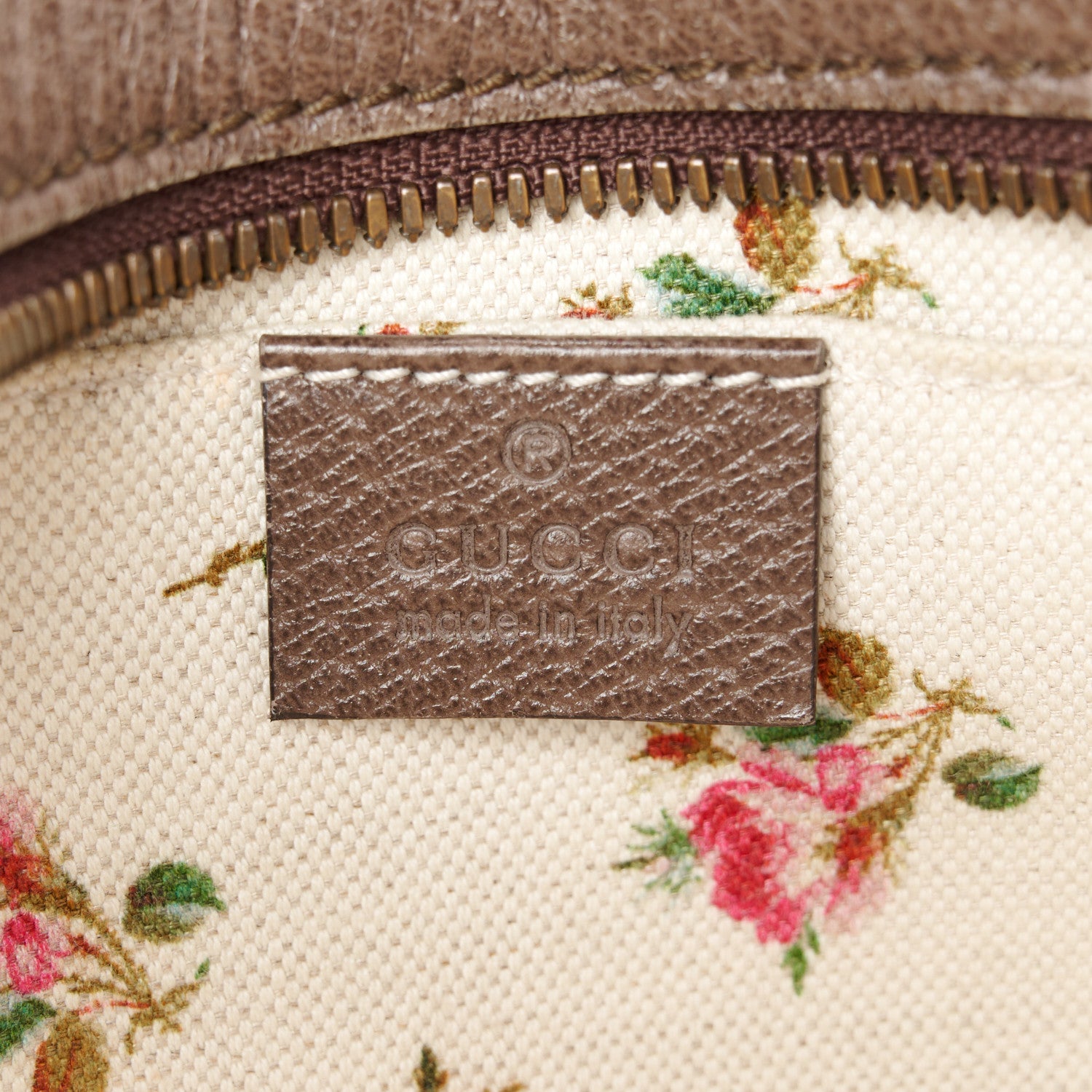 Gucci GG Supreme Monogram Web Neo Vintage Shoulder Bag Beige New Acero Crop 6 of 13