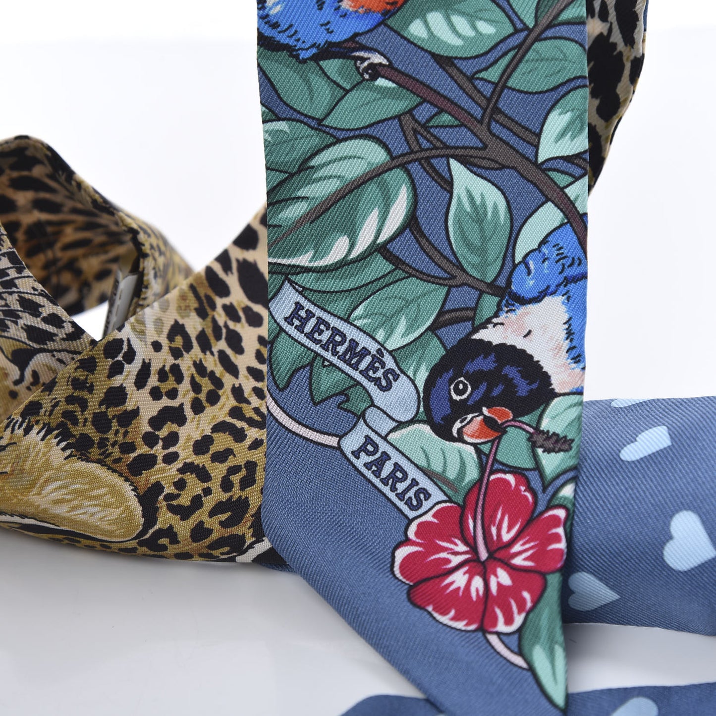 Silk Jungle Love Twilly Gris Bleuete Vert