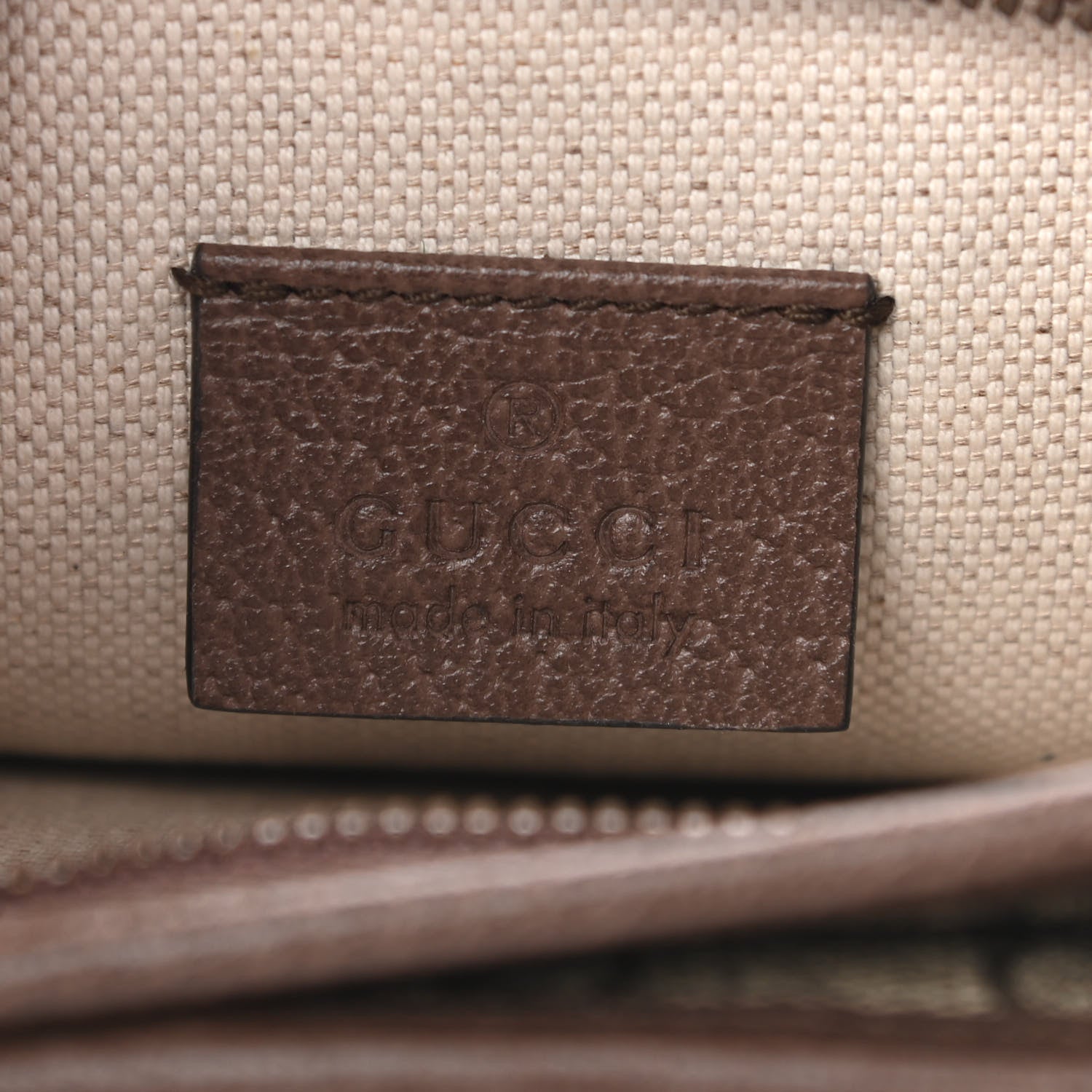 Gucci GG Supreme Monogram Web Ophidia Crossbody Beige New Acero 8 of 12