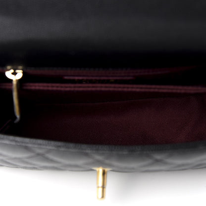 Chanel Caviar Quilted Mini Coco Handle Flap Black 4 of 8