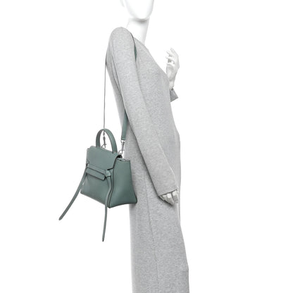 Celine Grained Calfskin Micro Belt Bag Celadon 2 of 12
