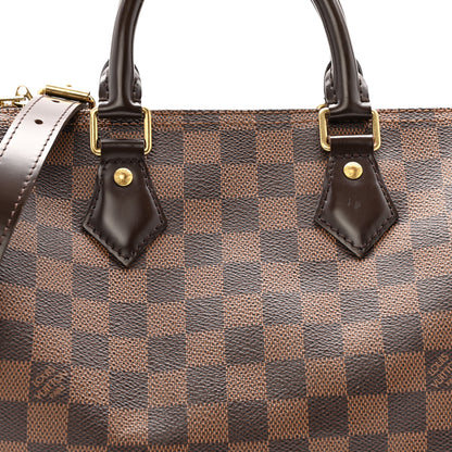 Louis Vuitton Damier Ebene Speedy Bandouliere 25 8 of 13