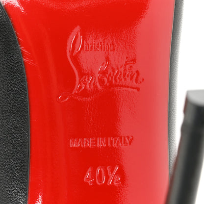 Christian Louboutin Shiny Nappa Decollete 554 100 Pumps 40.5 Black 8 of 9