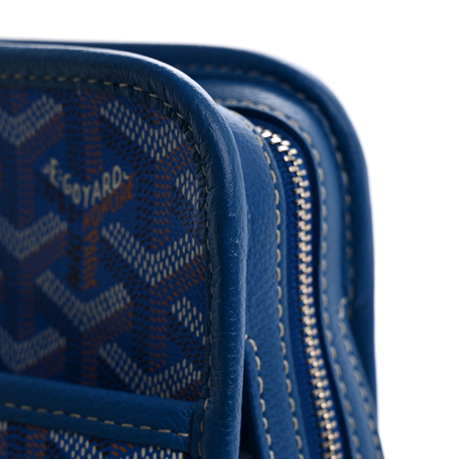 Goyard Goyardine Jouvence Toiletry Pouch Sky Blue 10 of 13