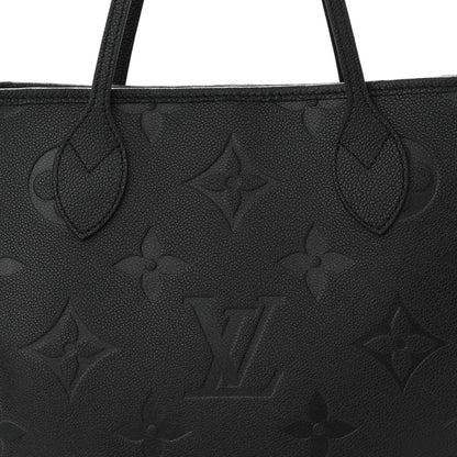 Louis Vuitton Empreinte Monogram Giant Neverfull MM Black 7 of 9