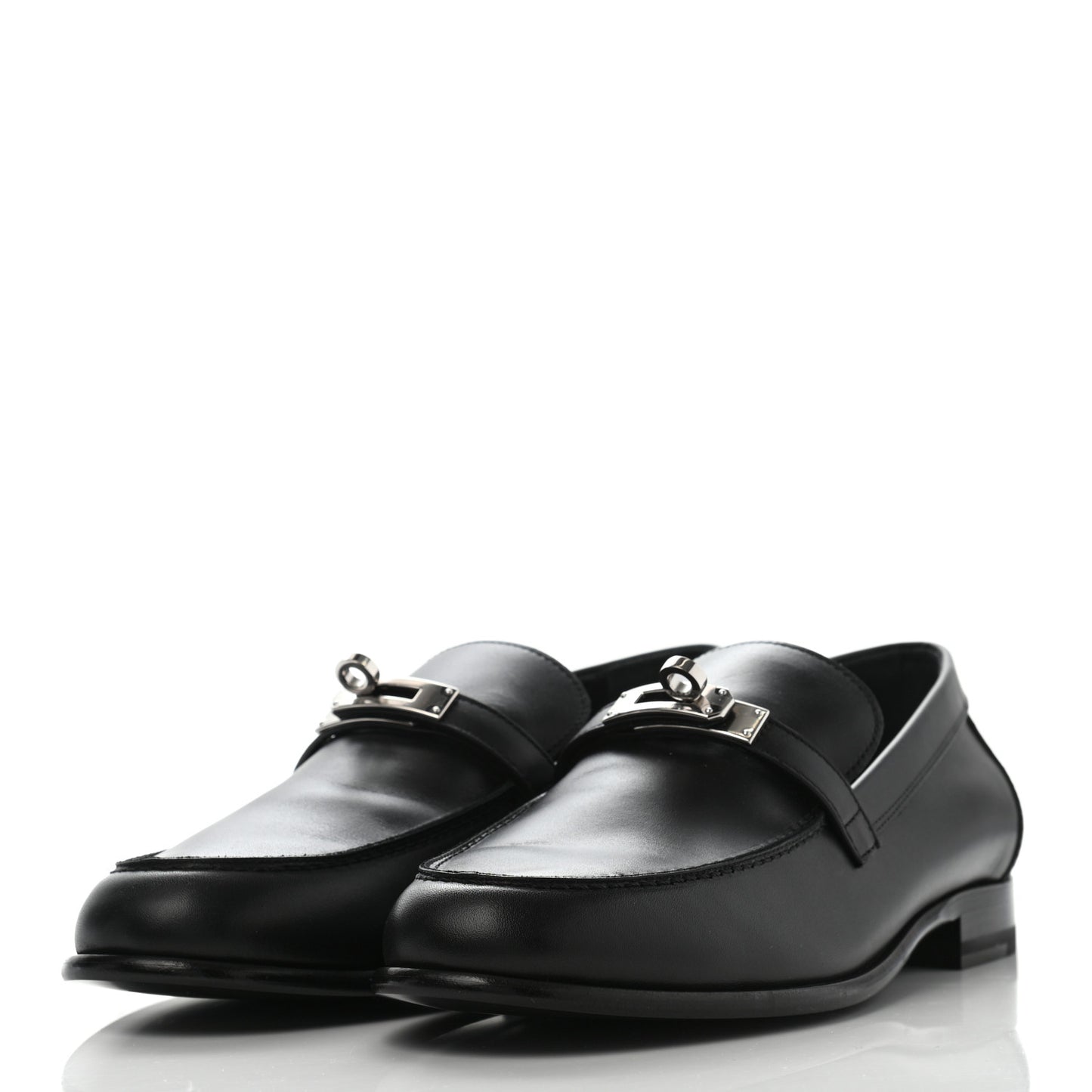 Calfskin Womens Destin Loafer 41 Black