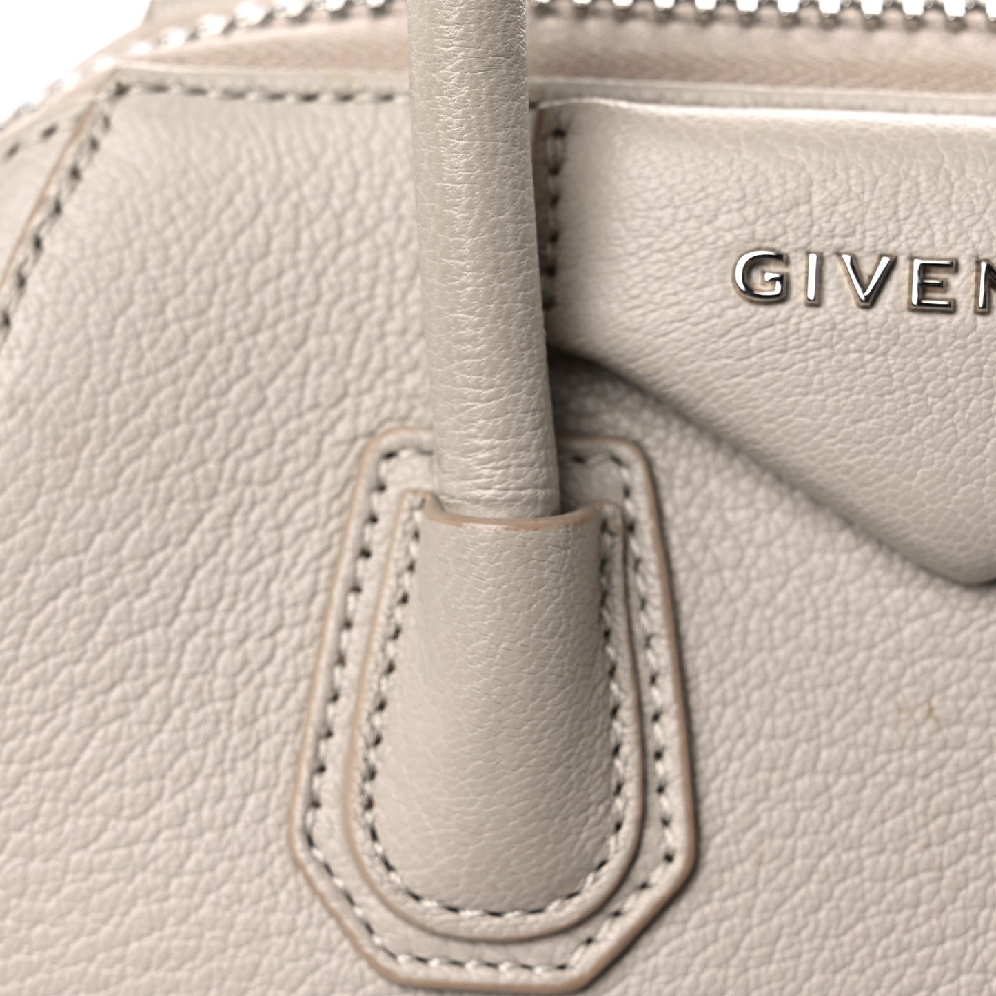 Sugar Goatskin Mini Antigona Natural