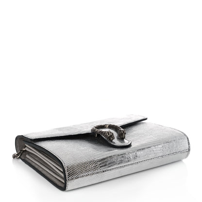 Gucci Lizard Mini Dionysus Chain Wallet Silver 4 of 10