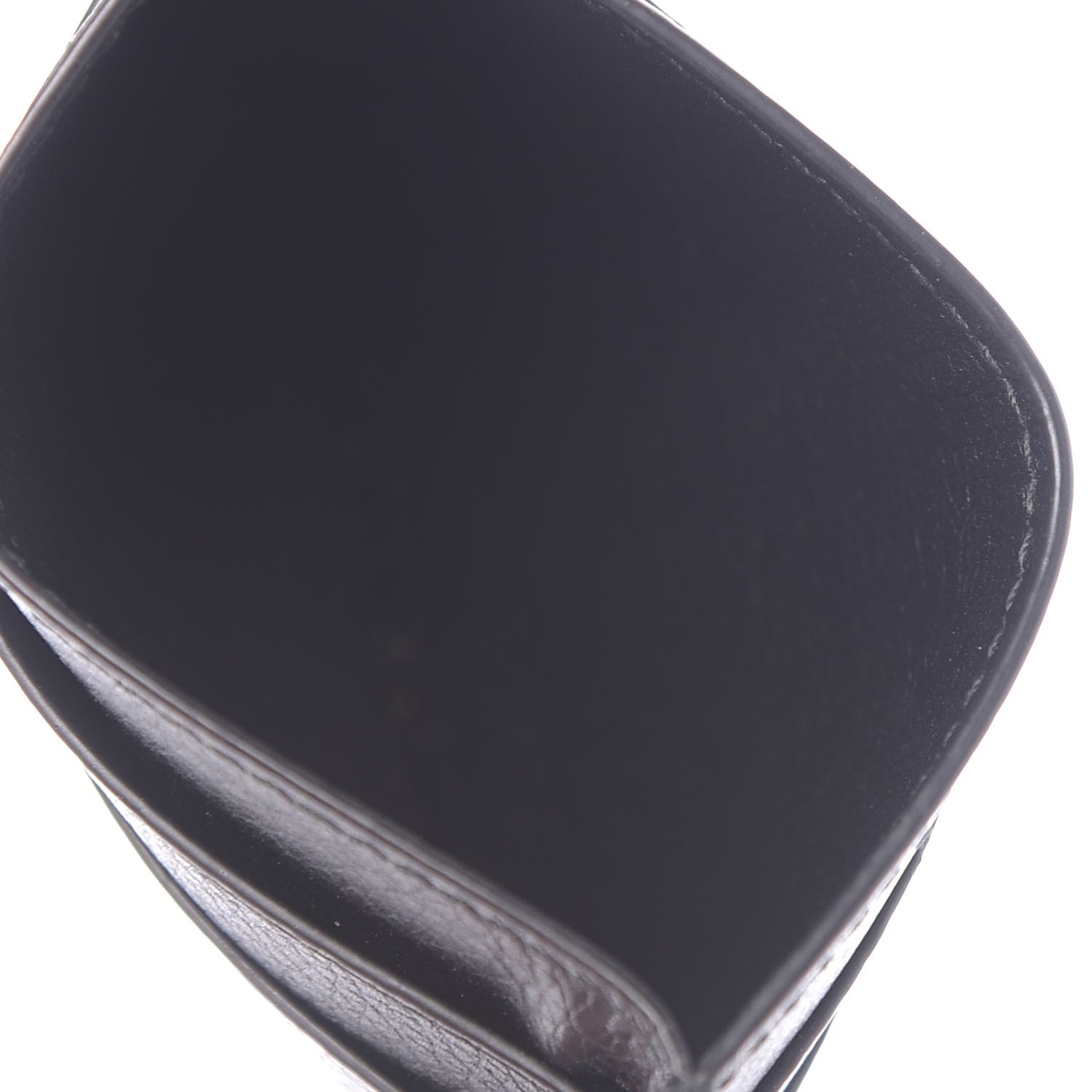 Balenciaga Grained Calfskin Logo Cash Card Holder Black White 5 of 8