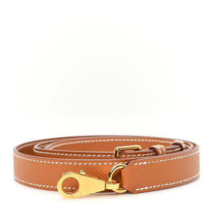Hermes Epsom 20mm A-Strap Shoulder Strap Gold 1 of 4