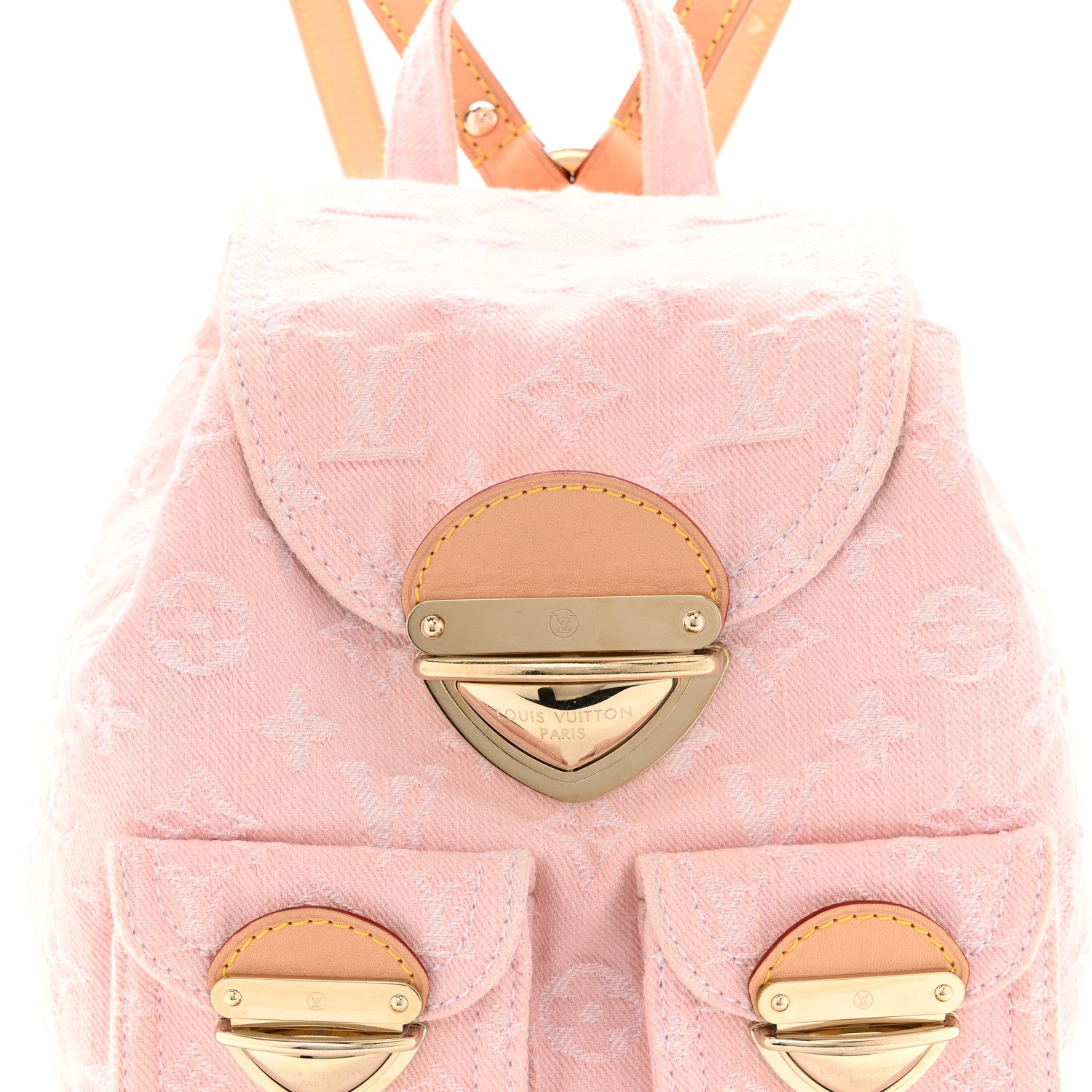 Louis Vuitton Denim Venice Backpack Washed Pink 7 of 9