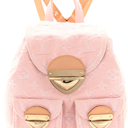 Louis Vuitton Denim Venice Backpack Washed Pink 7 of 9