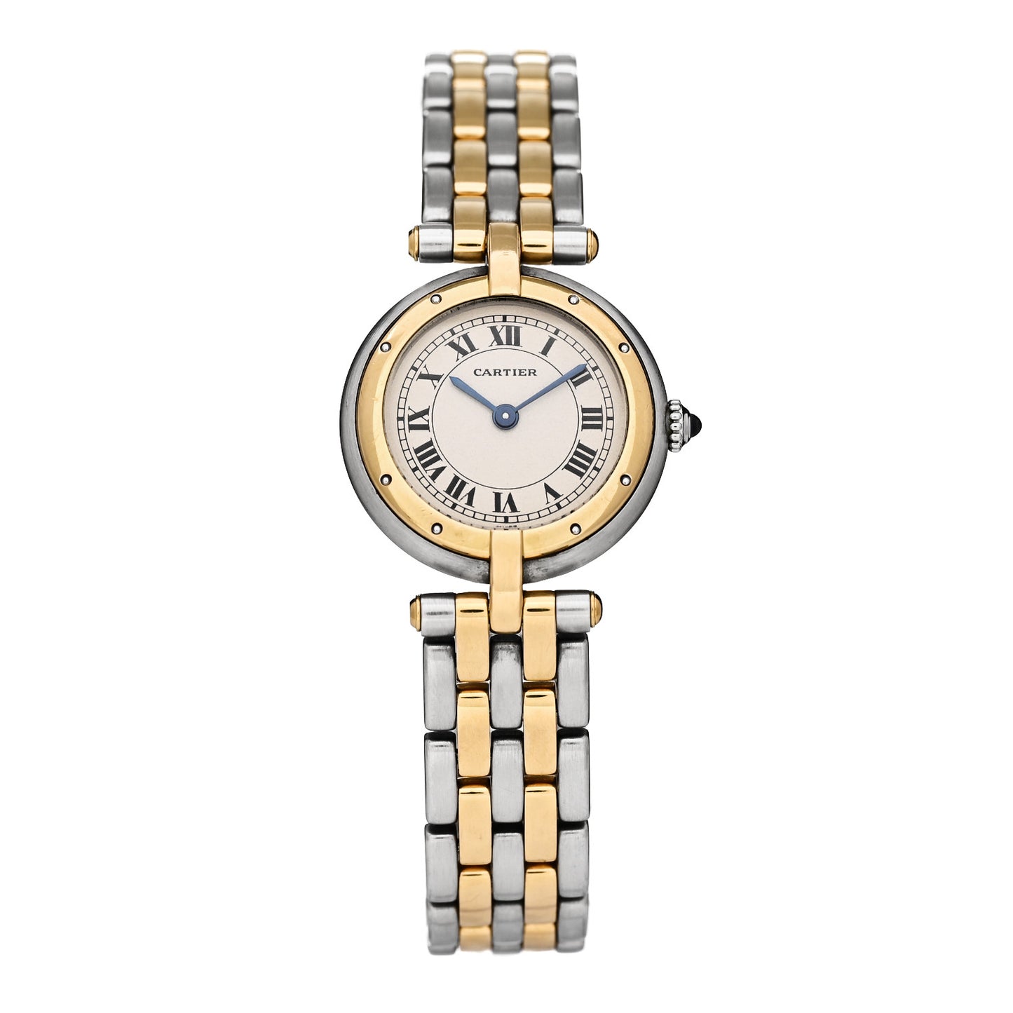 Stainless Steel 18K Yellow Gold 24mm Panthere Vendome Quartz Watch