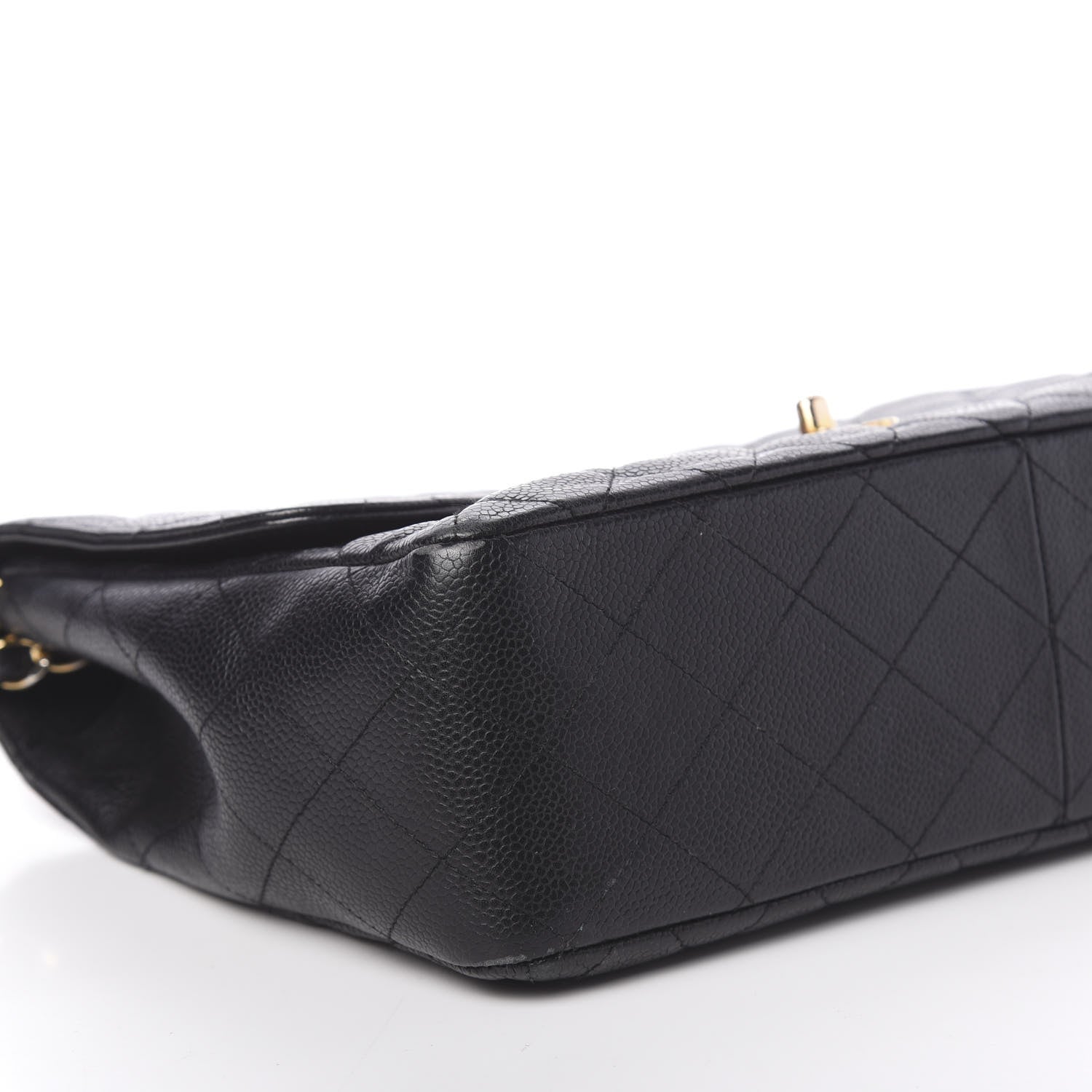 Chanel Caviar Quilted Jumbo Single Flap Black 9 of 14