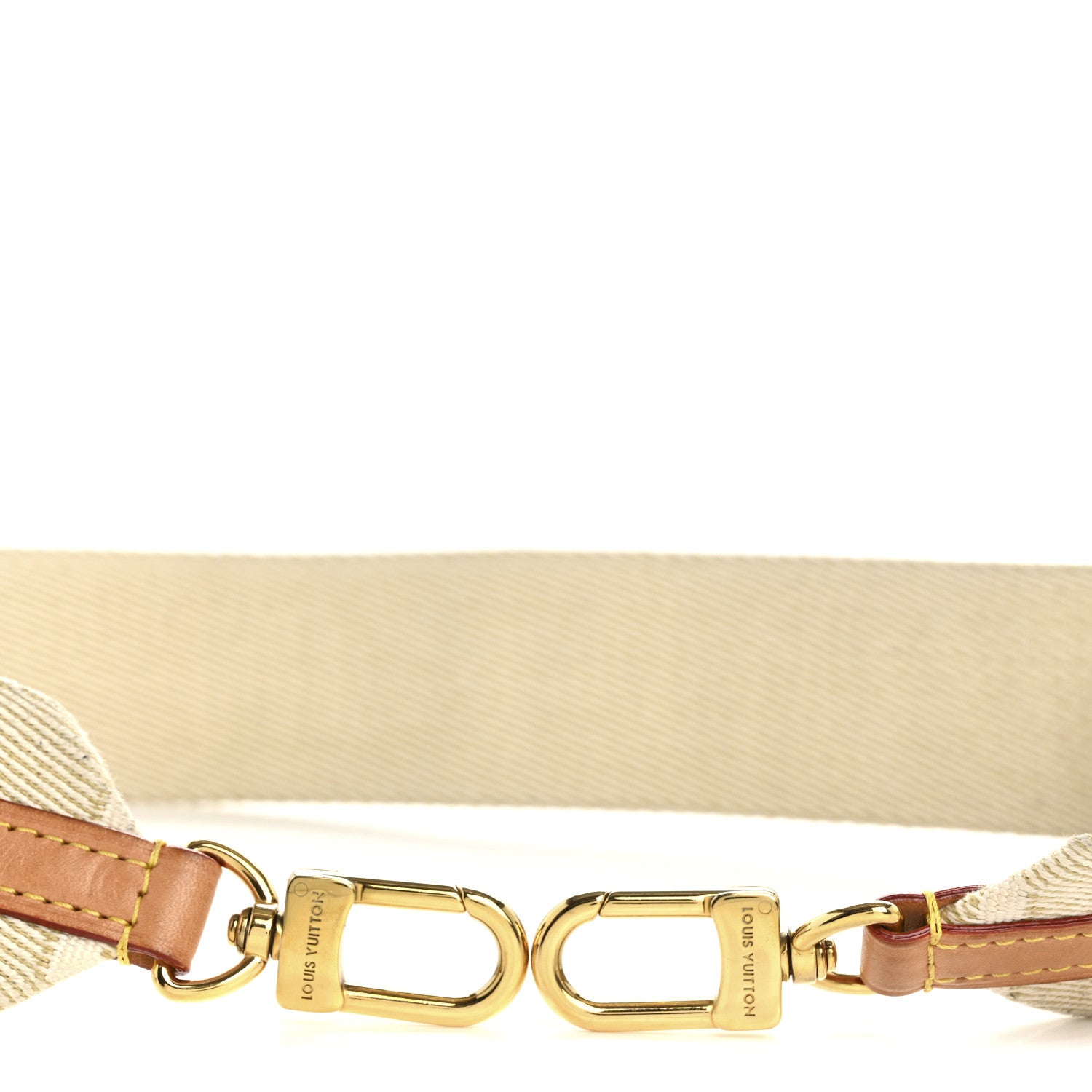 Louis Vuitton Jacquard High Rise Shoulder Strap Beige 3 of 9