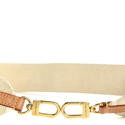 Louis Vuitton Jacquard High Rise Shoulder Strap Beige 3 of 9