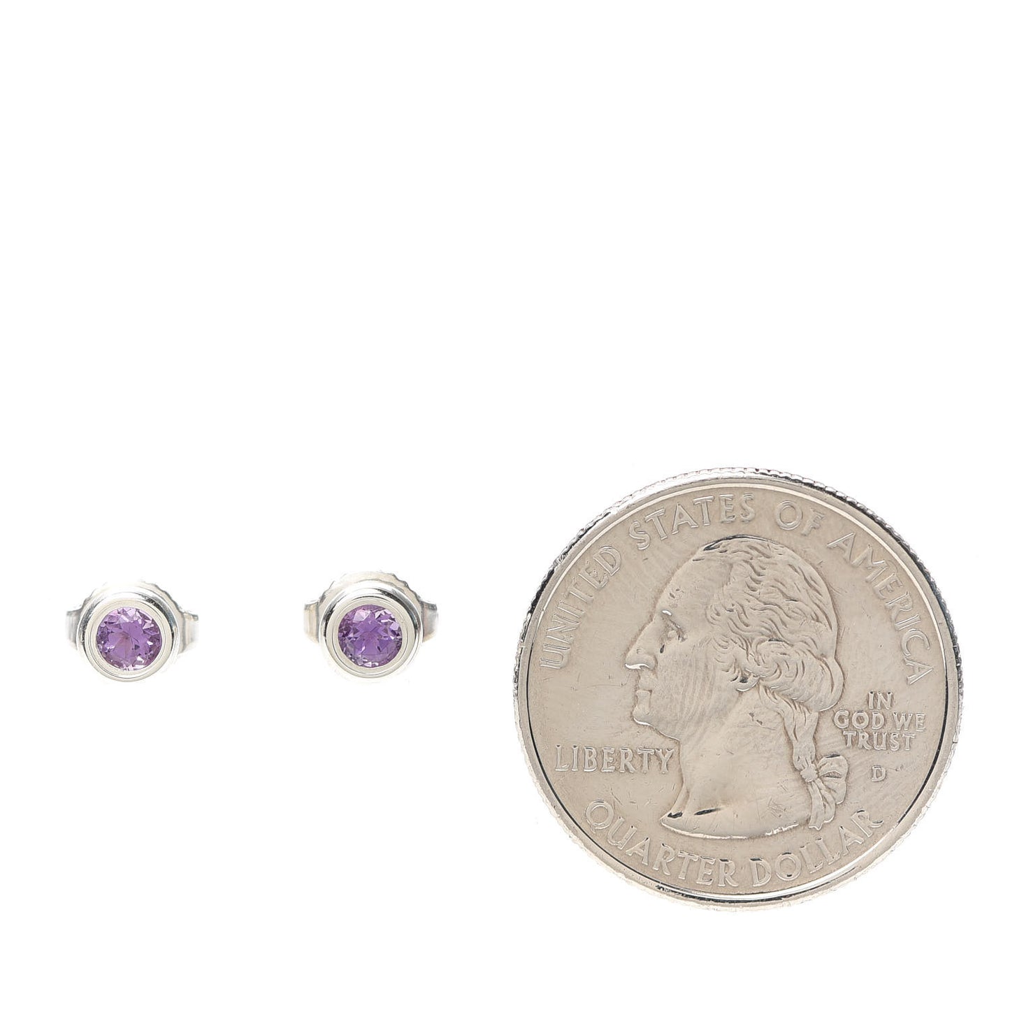 Sterling Silver Amethyst Color By The Yard Earrings