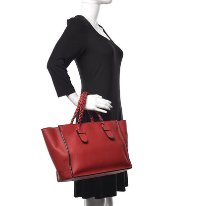 Valentino Garavani Grained Calfskin To Be Cool Tote Rosso Valentino 2 of 12