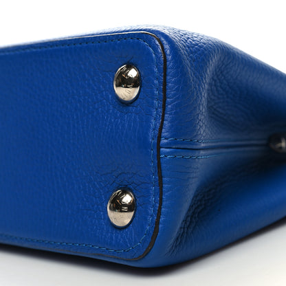 Louis Vuitton Taurillon Capucines BB Royal Blue 10 of 10