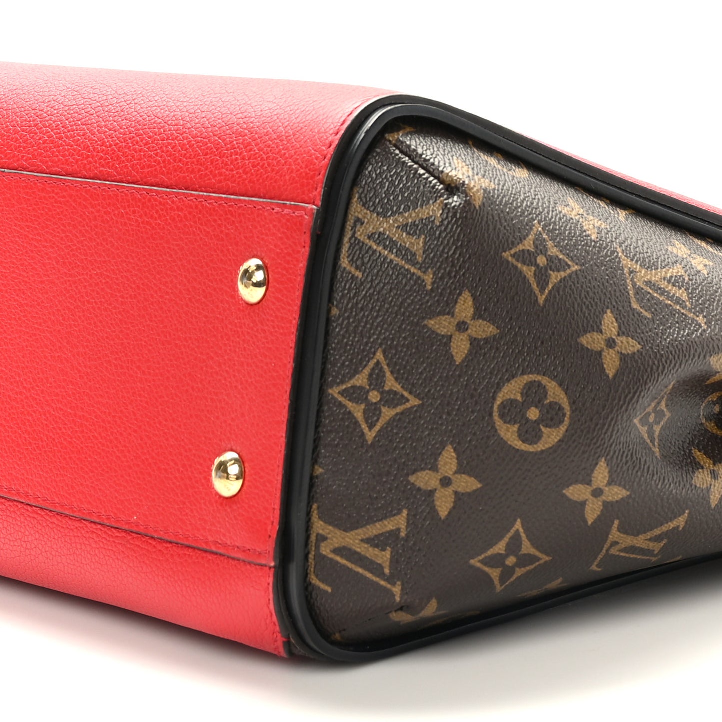 Calfskin Monogram Kimono Tote Cherry