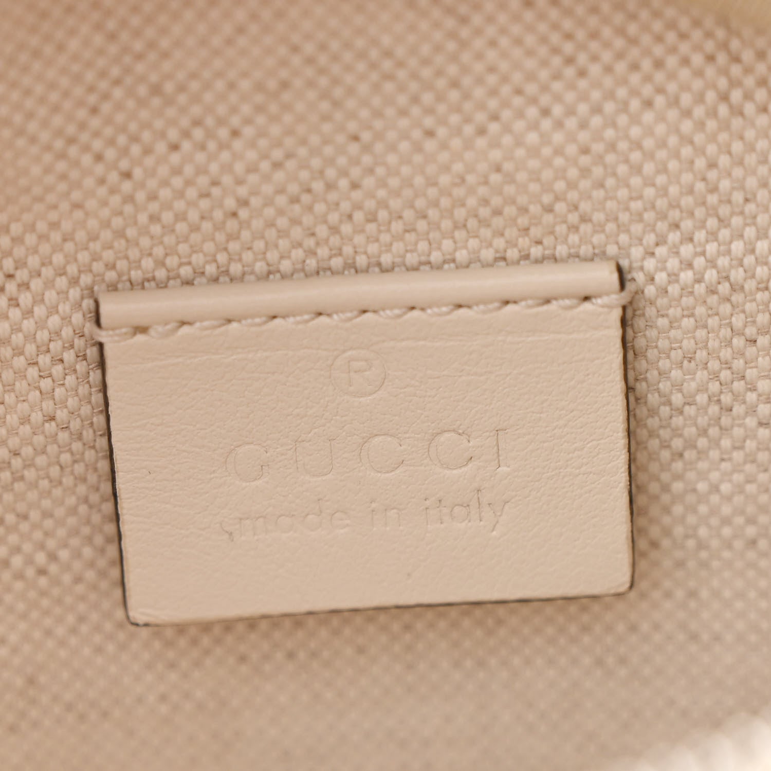 Gucci Calfskin GG Tennis Embossed Belt Bag Mystic White 6 of 10