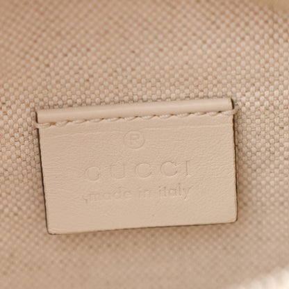 Gucci Calfskin GG Tennis Embossed Belt Bag Mystic White 6 of 10