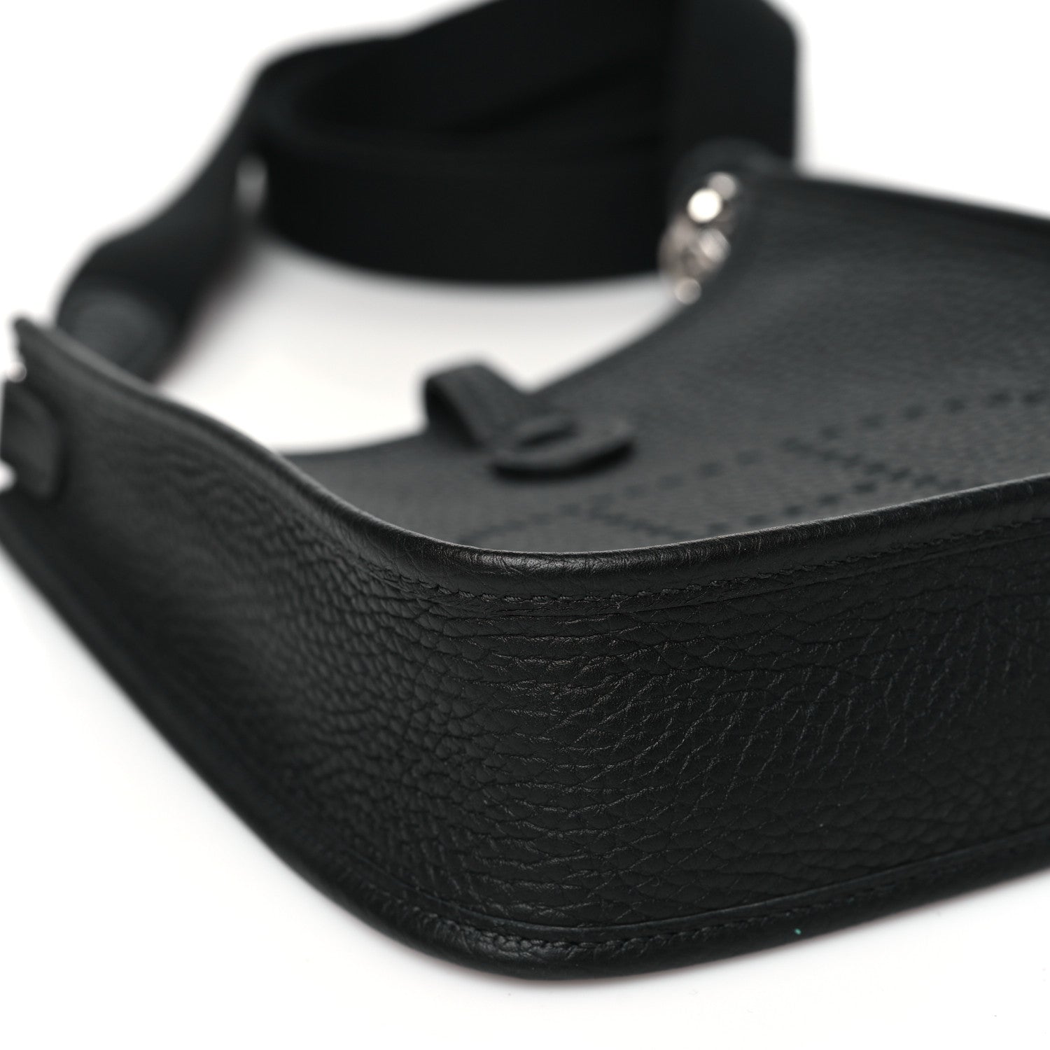 Hermes Taurillon Clemence Evelyne TPM Black 8 of 10