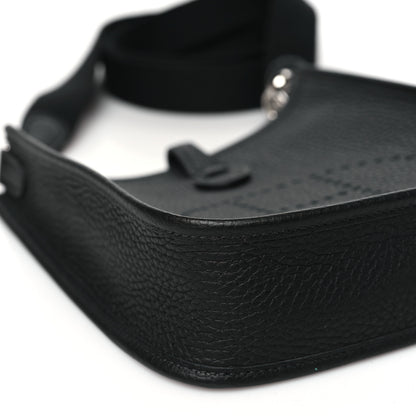 Hermes Taurillon Clemence Evelyne TPM Black 8 of 10