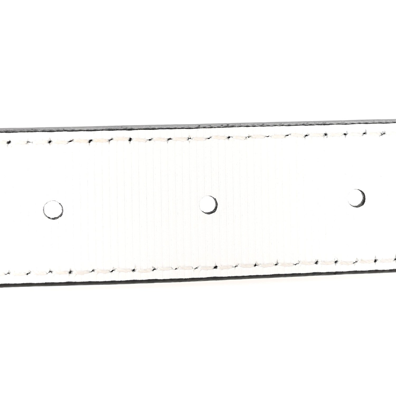 Louis Vuitton Epi 25mm LV Reversible Belt 85 34 Black White 4 of 6